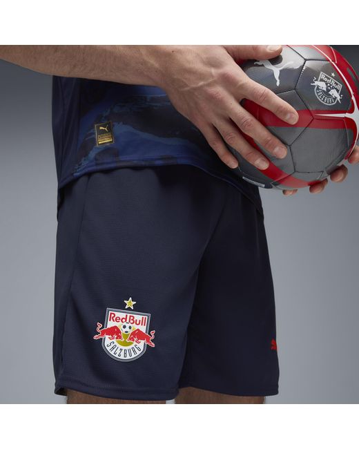 Shorts Fc Rosso Bull Salzburg 25/26 Da Uomo, Sport, /Rosso di PUMA in Blue da Uomo