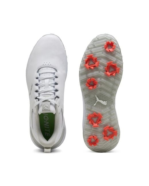 Chaussures De Golf En Cuir Ignite Innovate PUMA pour homme en coloris White