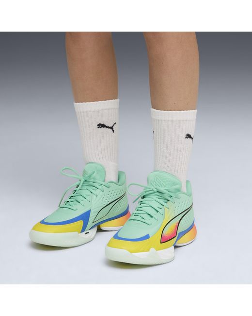 PUMA Green Stewie 5 Turbo Basketball Shoes