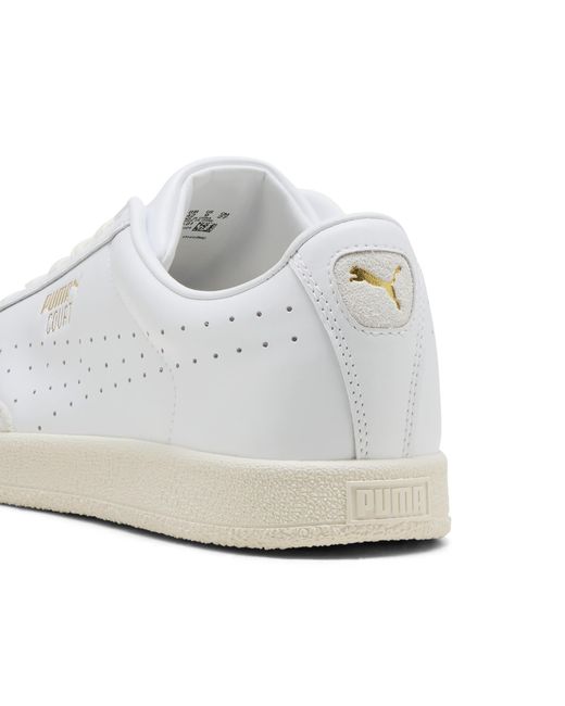 PUMA White Court Sneakers