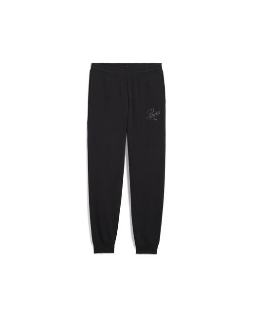 Pantalones De Chándal Essentials Script Juveniles PUMA de color Black