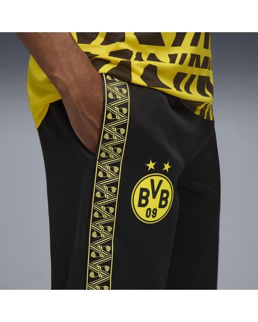 PUMA Black Bvb King Anthem Football Pants for men