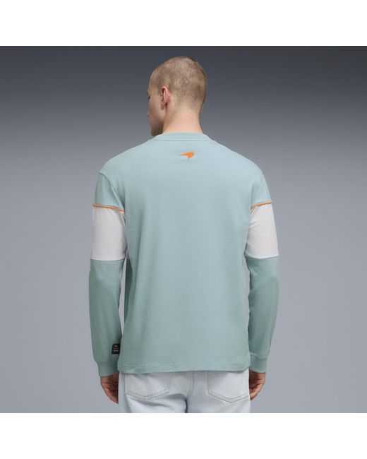PUMA Blue Mclaren Racing Relaxed Sweatshirt for men