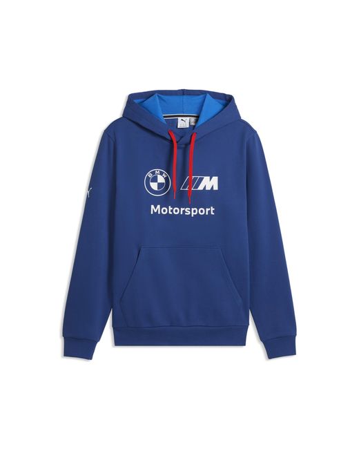 PUMA Blue Bmw M Motorsport Essentials Hoodie for men