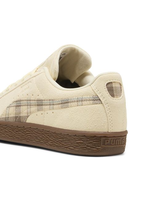 PUMA Natural Suede Patch Sneakers