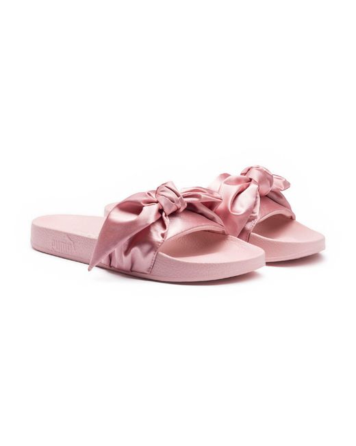 PUMA X Fenty Bow Slides in Pink | Lyst