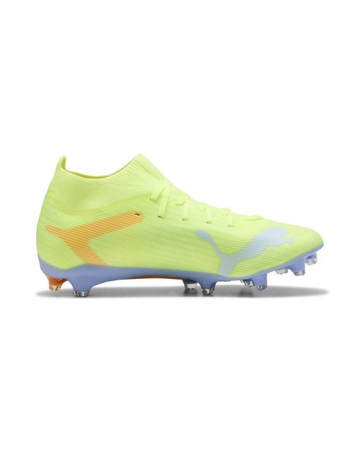 PUMA Yellow Ultra 6 Match+ Light Up Fg/Ag Football Boots