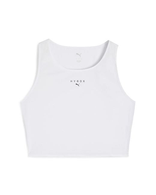 PUMA Gray X Hyrox Ultraspun Crop Tank Top Shirt