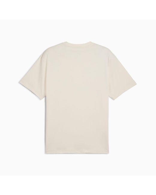 PUMA Essentials Elevated Uniseks T-Shirt Voor in het Natural