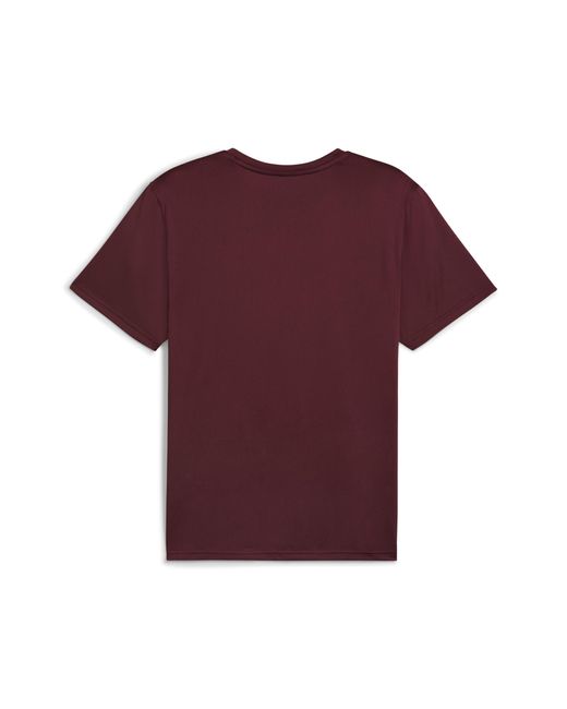 PUMA Tad Essentials Einfarbiges T-Shirt Mit Cat Logo Herren, Kleidung, Ruby Shimmer in Red für Herren