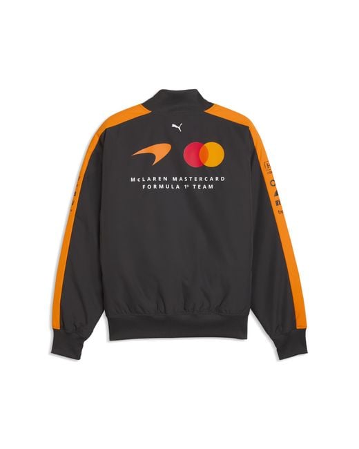 PUMA Black Mclaren Mastercard F1 Team Replica Bomber Jacket for men