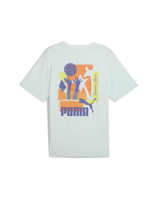 Camiseta Deportiva Graphics Summer Para Hombre PUMA de hombre de color Blue