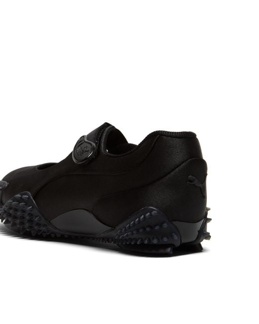 PUMA Black Mostro Fey Satin Sneakers