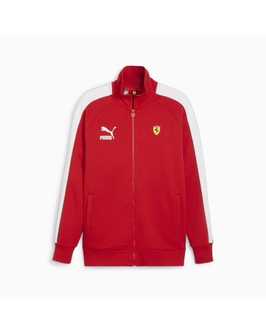 PUMA Red Scuderia Ferrari Race Iconic T7 Motorsport Jacket