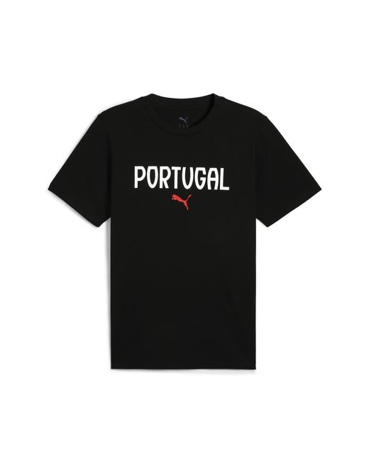 PUMA Black Portugal Ftblnrgy T-Shirt for men