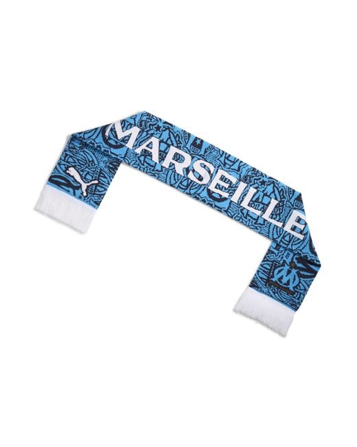 Sciarpa Olympique De Marseille Essentials, Accessori, Blu di PUMA in Blue