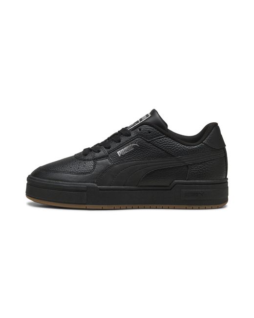 PUMA Black CA Pro Reflective Leather Sneakers