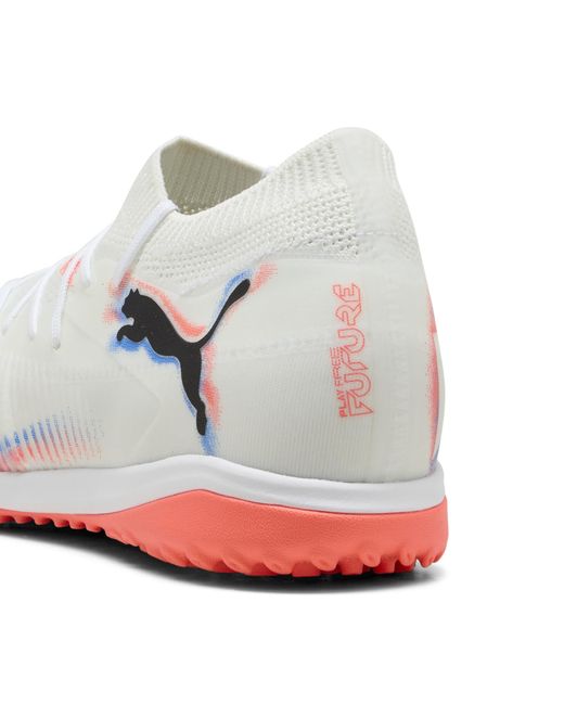 PUMA Future 8 Match Tt Voetbalschoenen Voor Zwart/Rood/Wit, Maat in het White