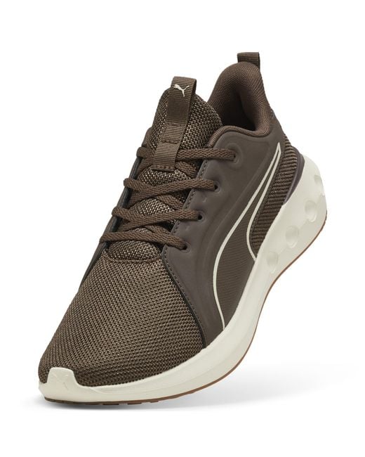 PUMA Brown Softride Carson Sneakers for men