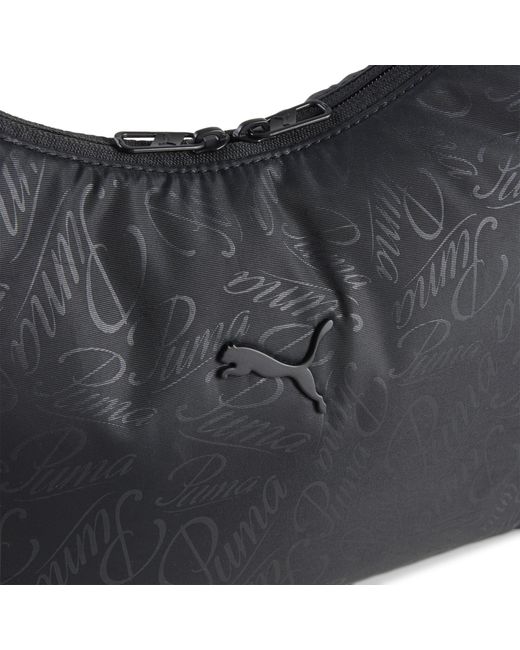 PUMA Black Pop 7,5 L Slouchy Hobo-Bag, Accessoires, /Script Aop