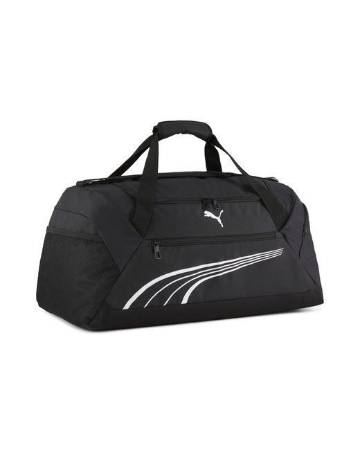 PUMA Black Fundamental 49L Medium Sports Bag