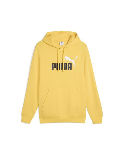 PUMA Essentials 2 Colour No. 1 Logo Hoodie in Yellow für Herren