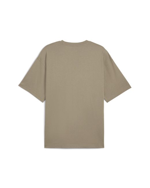 T-shirt Oversize Wardrobe Ess PUMA pour homme en coloris Brown