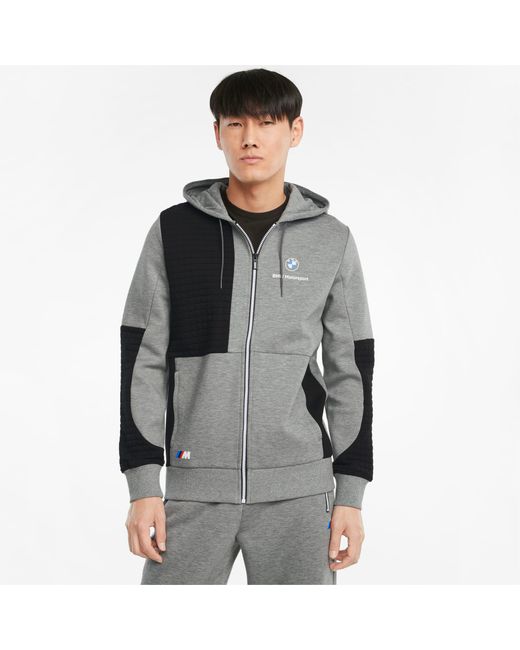 puma bmw motorsport full-zip fleece hoodie