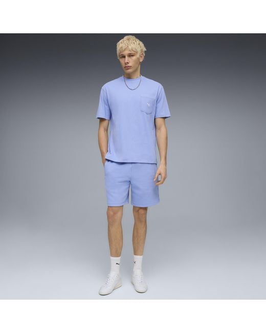 PUMA Blue Select Essentials Pocket T-Shirt for men