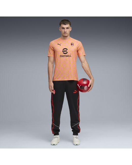 PUMA Ac Milan Aufwärmtrikot Herren, Sport, Fruit/Sunny Gelb in Orange für Herren