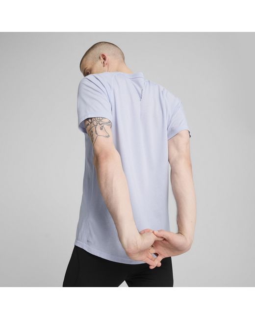PUMA VELOCITY Tri-Blend Lauf-T-Shirt in Blue für Herren