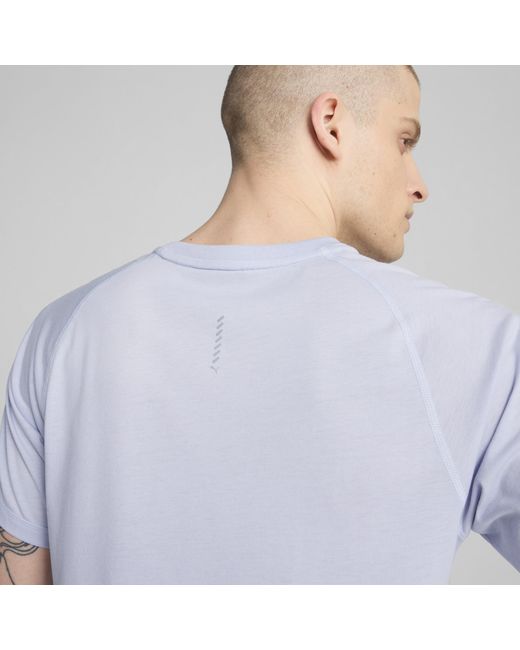 PUMA VELOCITY Tri-Blend Lauf-T-Shirt in Blue für Herren