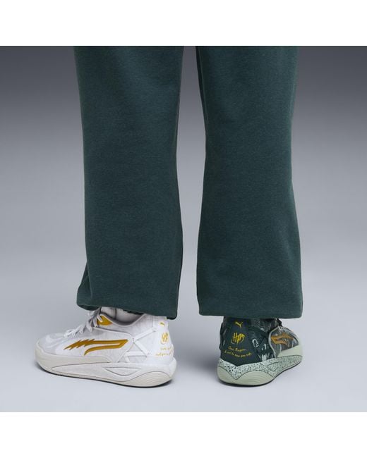 Scarpe Da Basket Stewie 4 Harry Potter Da Donna, Scarpe, Bianco/Verde Terrain di PUMA in Metallic