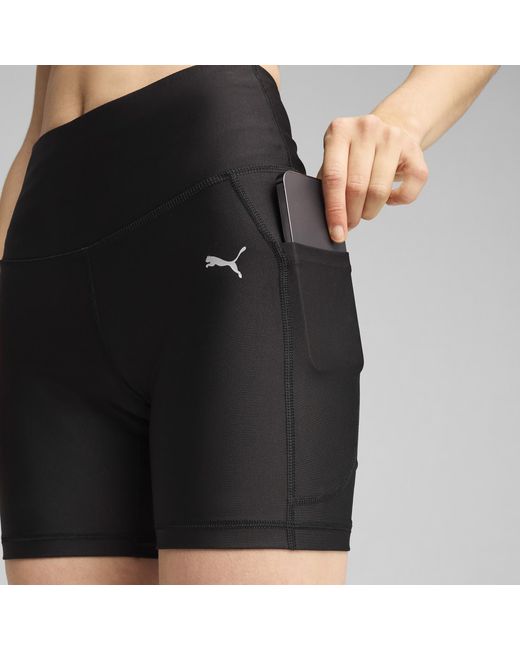 PUMA Black Velocity 5" Tight Running Shorts
