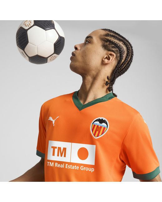 PUMA Valencia CF 24/25 Ausweichtrikot in Orange für Herren