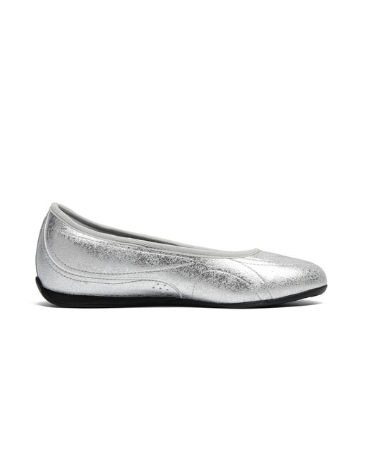 PUMA White Catch Whisper Ballerinas Damen, Schuhe