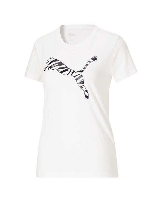 PUMA Modern Sports T-shirt Inf in White - Lyst