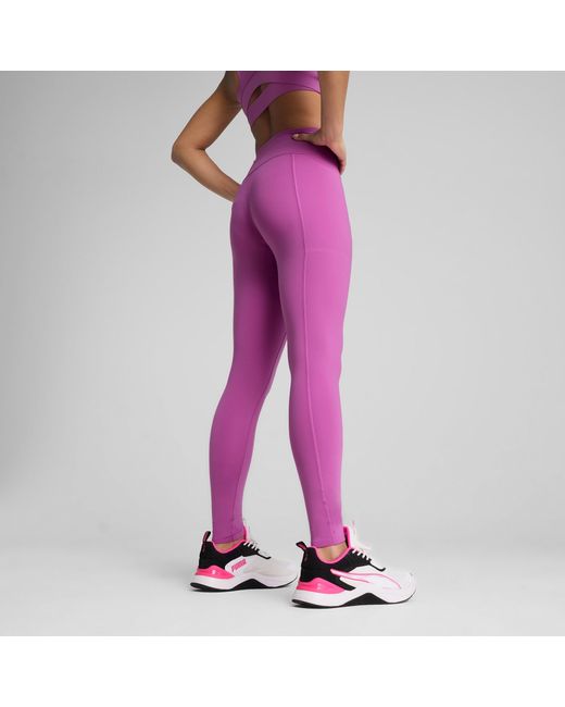 PUMA Shapeluxe Legging Met Hoge Taille Voor in het Pink