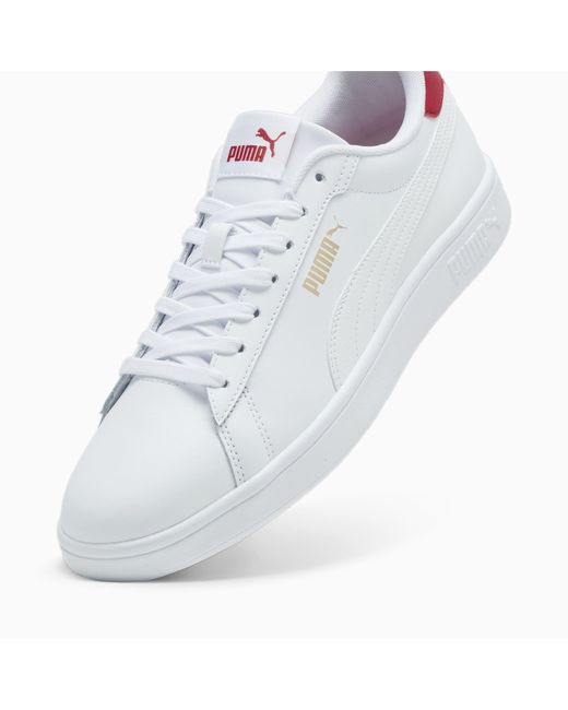 PUMA Smash 3.0 L Sneakers in het White