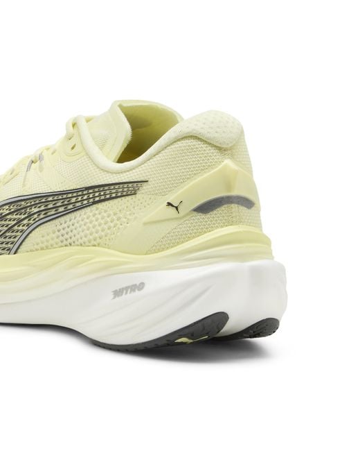 Zapatillas De Running Deviate Nitro 3 Para Hombre, Calzado, Dorado Moon/Gris Echo PUMA de hombre de color Green