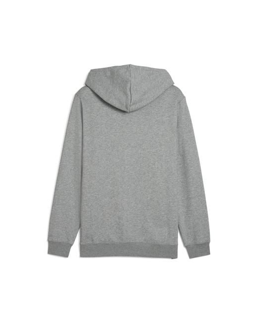 PUMA Gray Essentials No. 1 Logo Full-Zip Hoodie for men
