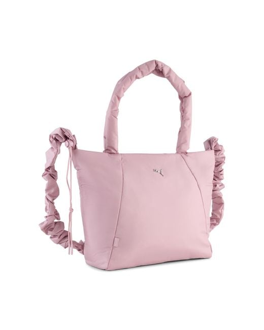 PUMA Pink Slouchy Small Shopper Bag