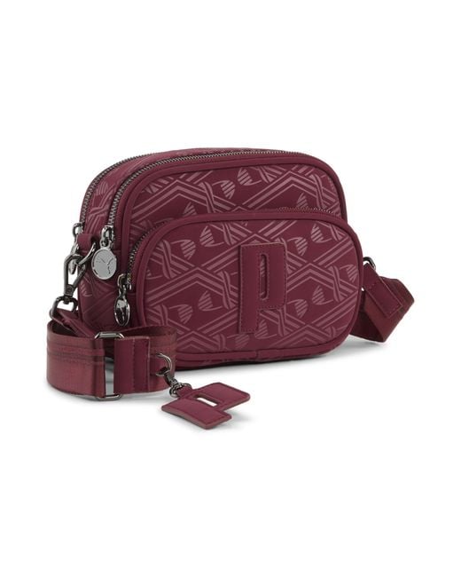 Borsa A Tracolla Sense 1,5 L, Accessori, Ruby Shimmer/Graphic di PUMA in Red