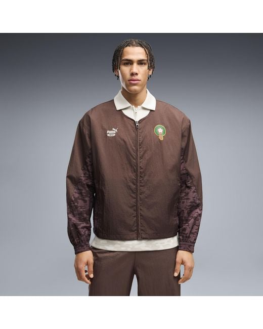 PUMA Brown X Morocco X Salehe Bembury King Track Jacket for men