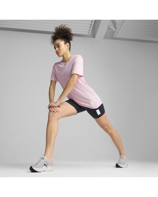 T-shirt De Running X Saysky E PUMA en coloris Pink