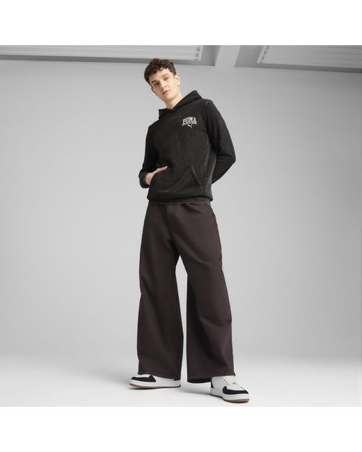 PUMA Class Washed Hoodie in Black für Herren