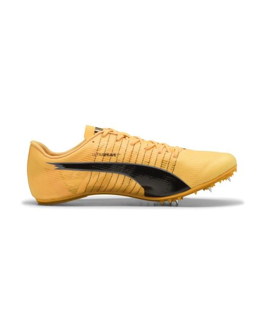 PUMA Yellow Evospeed Future 6 Track & Field Sprinting Spikes Shoes