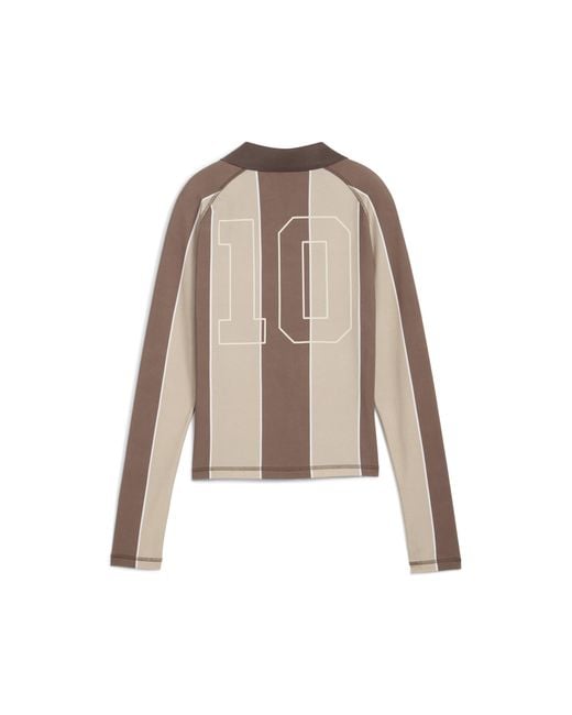 PUMA X Kidsuper Shirt Met Lange Mouwen Voor Maat in het Natural