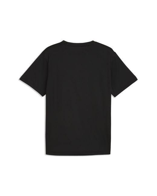 PUMA Black Run Slogan Graphic Running T-Shirt for men