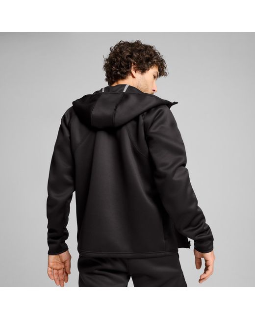 PUMA Black Cloudspun Tech Lbl Jacket for men